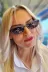 ALMR-302 Kadın Naomi Cat Eye Retro Model Güneş Gözlüğü 1