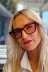 ALMR-488 Kadın Felicia Mavi Işık Korumalı Dinlendirici Cat Eye Model Ekran Gözlüğü 1