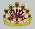Altın Renk Happy Birthday Yazılı Doğum Günü Tacı 60 cm (4745) 2