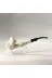 Altınışık Lületaşı dop19851654igo El Oyması Lületaşı Korsan Figürlü Uzun Pipo – Kuru Kafa Kabartmalı, Akrilik Ağızlıklı Meerschaum 2