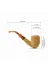 Altınışık Lületaşı dop20388081igo El Oyması Lületaşı Ejderha Ve Geleneksel Motifli Pipo – İmzalı – %100 Blok Taş Handmade Meerschaum 3