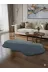 ALTUN CARPET DSHTRDYTJFUKGIHJKM Turkuaz Modern Post Pelüş Kamaz Tabanli Hali 2 Cm Kalinlik 12Ml Hav Yuksekliği Var 1