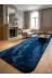ALTUN CARPET DTFYGJHNKJMKOLÖ Modern Kare Lacivert Pelüş Hali Kaymaz Taban Solon Halisi 12Ml Hav Yuksekliği Var 2Cm Kalinlik Var 2