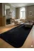 ALTUN CARPET ERTYKUJI Modern Siyah Kare Salon Ve Koridor Halisi Pelüş Kaymaz Taban 12Ml Hav Yuksekliği Var 2 Cm Kalinlik 2