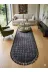 ALTUN CARPET GDRHTFGHJK Oval Modern Babil Antirasit Ponpon Saçakli Pelüş Hali Kaymaz Taban 13Ml Hav 2.2.kalinlik Var 2
