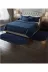 ALTUN CARPET GHFJCYU Lacivert Renk Ponpon Saçaklı Plüş Halı 3 Takım Halınde 1 Adet 80 X 300 + 2 Adet 80 X 150 2