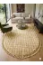 ALTUN CARPET GSRTHDYFJKGIHLJO Modern Babil Sarimsi Bej Oval Ponpon Saçakli Salon Koridor Halisi Pelüş 13Ml Hav 2.2 Kalinlik 1