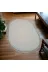 ALTUN CARPET OVALHGJFVGY Modern Kirem Oval Ponpon Saçakli  Post Pelüş Kaymaz Taban Hali Yolluk 1