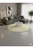 ALTUN CARPET RTDYFUHKJIU Modern Yuvarlak Babil Yumura Model Ponpon Saçakli Pelüş Hali Kaymaz Taban 13Ml Hav 2.2 Cm Kalinlik 3