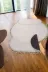 ALTUN CARPET TYBTYBTRESE4E45RTY4E456Y2503082160406723 3Lü Kar Beyaz +Kirem Talim Pelüş Hali Ponpon Saçakli ++++ 2