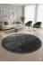 ALTUN CARPET YUVARLHUGYFTF Modern Antirasit Yuvarlak  Ponpon Saçakli Post Pelüş Kaymaz Taban Hali 2