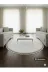Altun TYCEAYRQWN170979931745950 Carpet Kar Beyaz   Ev Hali Kilim Post Pelüş Ponpon Saçakli Salon Hali 2