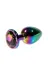 Anal Plug Metal Gövde Rainbow Taşlı Rainbow Renkli Küçük Boy Spectrum Mini 1