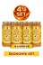 APİMED SDBGS32423 Süzme Çiçek Dağ Balı 4’Lü Ekonomik Set 4×850 Gr | Bitlis Hizan Doğal Bal 1