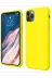 Apple iPhone 11 Pro Kılıf First Silikon - Sarı 1