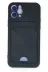 Apple iPhone 12 Kılıf Kelvin Kartvizitli Silikon - Lacivert 1