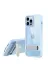 Apple iPhone 13 Pro Kılıf Rolet Stand Kapak - Sierra Blue 1