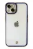 Apple iPhone 14 Plus Kılıf Liva Lens Silikon - Mavi 2