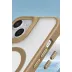 Apple İphone 15 Plus Kılıf Enka Magsafe Silikon Kılıf - Desert 2
