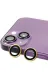 Apple iPhone 15 Plus Raze Metal Kamera Lens - Sarı 2