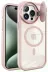 Apple iPhone 15 Pro Kılıf Teleskop Lens Magsafe Silikon Kapak - Pembe 3