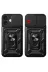 Apple iPhone 16 Kılıf Pars Lens Yüzüklü Silikon - Kırmızı 2