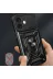 Apple iPhone 16 Kılıf Pars Lens Yüzüklü Silikon - Kırmızı 3