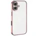 Apple iPhone 16 Kılıf Razer Lensli Silikon - Pembe 3
