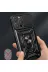 Apple iPhone 16 Pro Kılıf Pars Lens Yüzüklü Silikon - Kırmızı 4