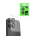 Apple iPhone 16 Raze Metal Kamera Lens - Siyah 2