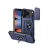 Apple İphone 17 Pro Max Pars Lens Yüzüklü Silikon - Lacivert 1