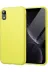 Apple iPhone XR Kılıf First Silikon - Parlak Yeşil 1