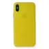 Apple iPhone XS Max Kılıf PP Ultra İnce Kapak - Sarı 3
