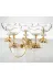 ARGKRİSTAL 28954 Metal Ayakli Vira Gold Detayli Sütlü Tatli Kasesi - Dondurmalik - Çerezlik 6 Li 3