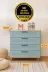 arionkids TYC19678E792823E3AB011B00 Mavi Çekmeceli Şifonyer | %100 Mdf Kalitesi | Rehau Kaplama Kapaklar | Ağaç Ayaklı 3