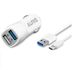 ARSCR03 Auris Ars-Cr03 3.1A Hızlı Type-C Kablo 2 Usb Girişli Araç Oto Şarj Başlığı Çakmaklık Typec 3.1 Amper 3