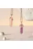ART LİFE DOĞALTAŞ Natural Stones 484584855465 Metist - Pembe Kuvars Çivi Doğal Taş Sevgili, Arkada, Çift Kolye 2