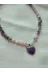 ART LİFE DOĞALTAŞ Natural Stones artlıfe900509 Sertifikalı Gül Kuvars Kalp Kırıktaş Doğaltaş Kolye 2