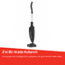 Arzum -1699- Felix Fl492 Polvo Pro Dikey Elektrikli Süpürge 800W, Yıkanabilir Filtre, 1.5 L Toz Haznesi, Siyah 3