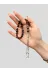 Asya Gems AYG-7703 8 Mm Küre Kesim Kırmızı Kaplangözü Doğal Taş Tesbih 1