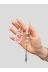 Asya Gems AYG-7708 8 Mm Küre Kesim Pembe Kuvars Doğal Taş Tesbih 2