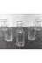 atabey home 6LIÇAYBARDAĞIGRUBU 6 Adet Çay Bardaği - Zoe Gerçek Platin-Gümüş Yaldiz 170 Ml 1