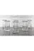 atabey home 6LIÇAYBARDAĞIGRUBU 6 Adet Çay Bardaği - Zoe Gerçek Platin-Gümüş Yaldiz 170 Ml 3