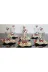 atabey home ALYAKİRAZLI Alya Çay Seti 18 Parça Döküm Kirazli & Metal Tabakli  Ve Kiraz Çay Kaşikli Lüx Set 4