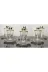 atabey home ATBEY HOME Çay Set 18 Parça 6 Kişilik Kelebek Siyah Lüx Çay Kaşıklı Büyük Bardak 155Cc 1