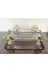 atabey home BORCAM2Lİ İkili Büyük Borcam Set Dikdörtgen 42Cm Ve Oval 38 Cm Kelebek Gold Standli 2