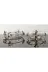 atabey home BORCAM2Lİ Oval 2'li Borcam Seti Kelebek Metal Standli 4