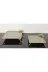 atabey home cercevelikareserisi Bronz Cam İkili Kare Servis Tabaği 4 Ayak-Sunumluk-Söz Tepsisi-Sunum Tepsisi-Döküm Gold Çerçeve 3