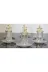 atabey home collection ODİNATABEYHOME 18 Parça Odin Çay Seti Japon Gülü Çay Kaşikli Cam Tabakli Gold Detayli 2