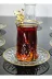 atabey home collection ODİNATABEYHOME 18 Parça Odin Çay Seti Japon Gülü Çay Kaşikli Cam Tabakli Gold Detayli 3